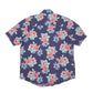 Mens Navy Club Room Hawaiian  Shirt
