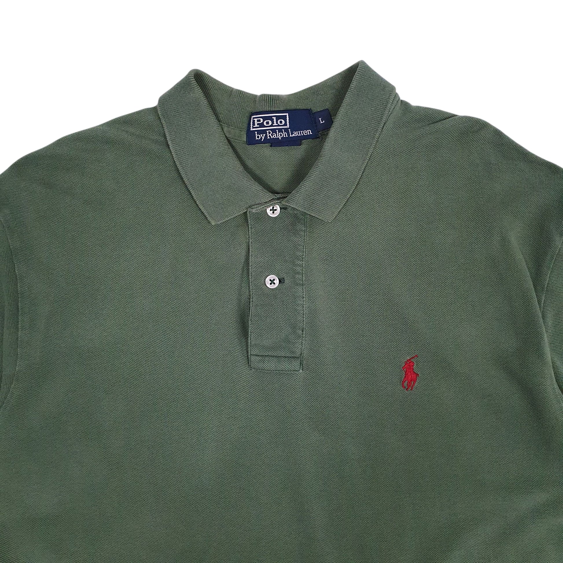 Mens Green Polo Ralph Lauren   Polo Shirt
