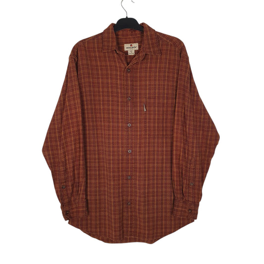 Mens Brown Woolrich  Long Sleeve Shirt