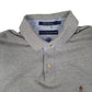 Mens Grey Tommy Hilfiger  Hoodie Polo Shirt