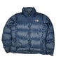 Womens Blue The North Face Nuptse Retro 1996  Coat
