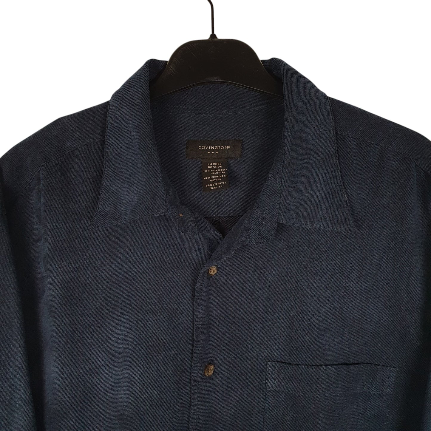 Mens Navy Covington Corduroy  Shirt