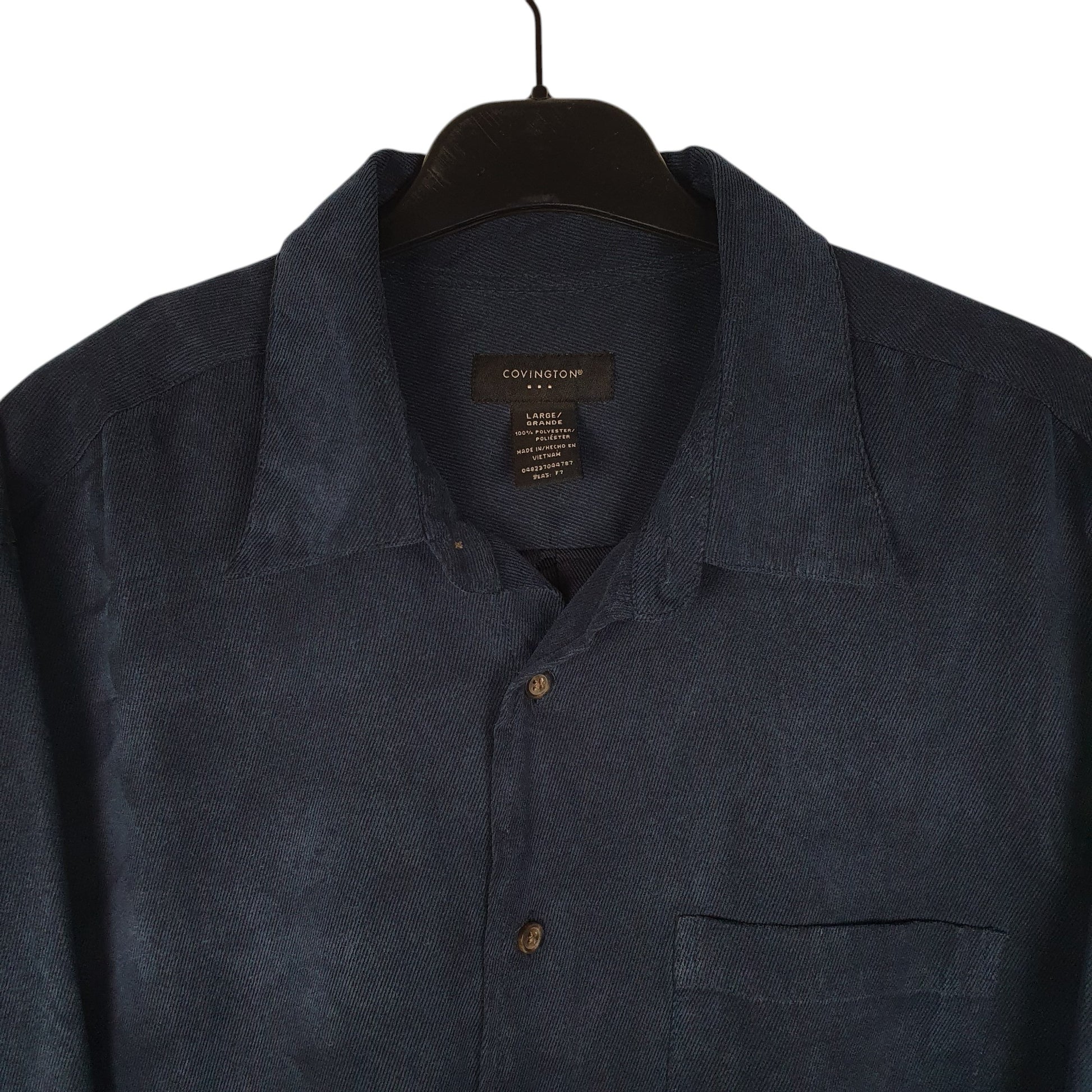 Mens Navy Covington Corduroy  Shirt