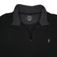 Mens Black Polo Ralph Lauren Performance Quarter Zip Jumper