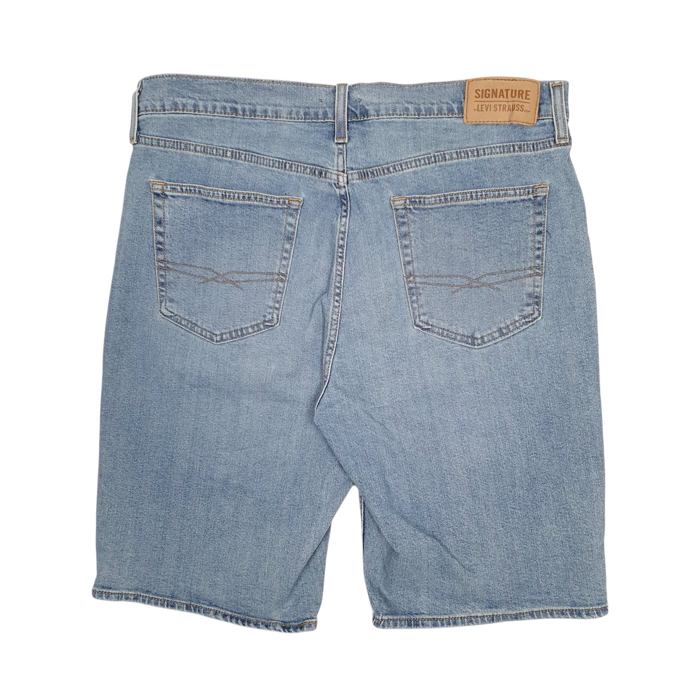 Mens Blue Levis Signature  Shorts