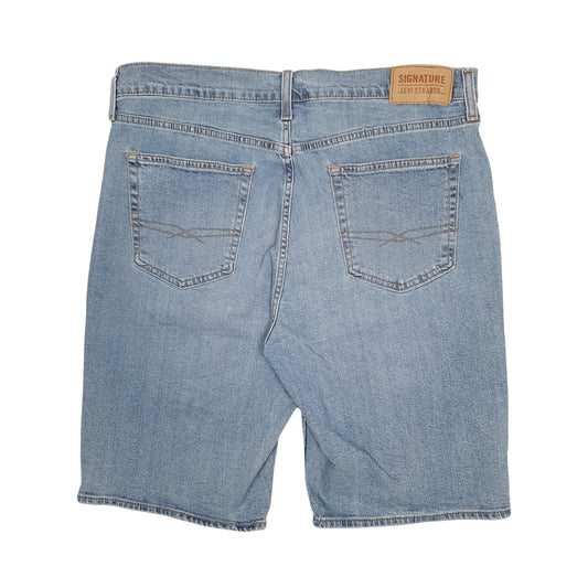 Mens Blue Levis Signature  Shorts