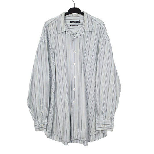 Mens Blue Nautica  Long Sleeve Shirt