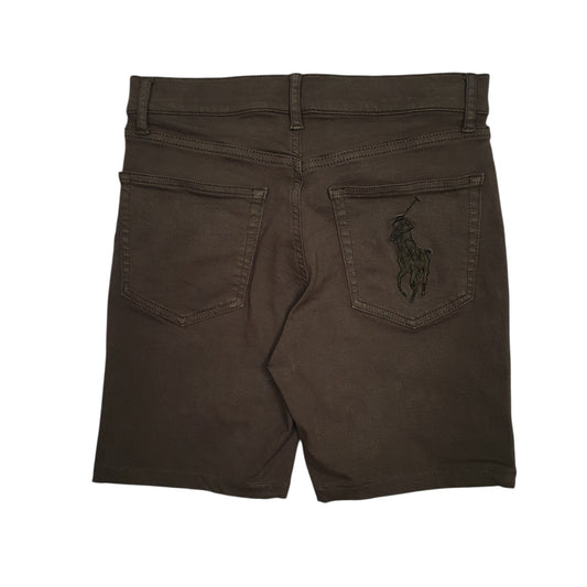 Mens Olive Polo Ralph Lauren Tompkins Skinny High Rise  Shorts