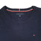 Mens Navy Tommy Hilfiger Lightweight Crewneck Jumper