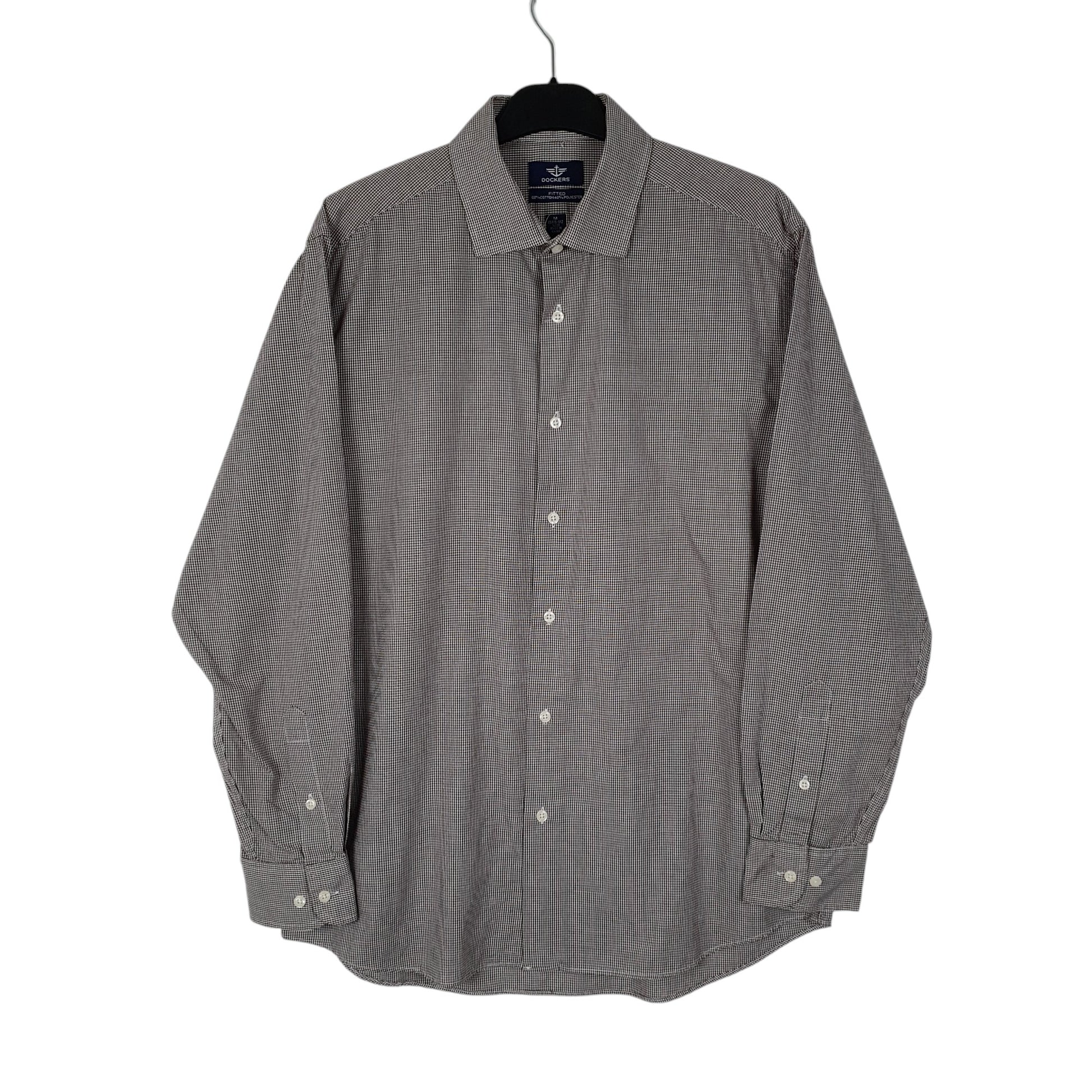 Mens Brown Dockers  Long Sleeve Shirt