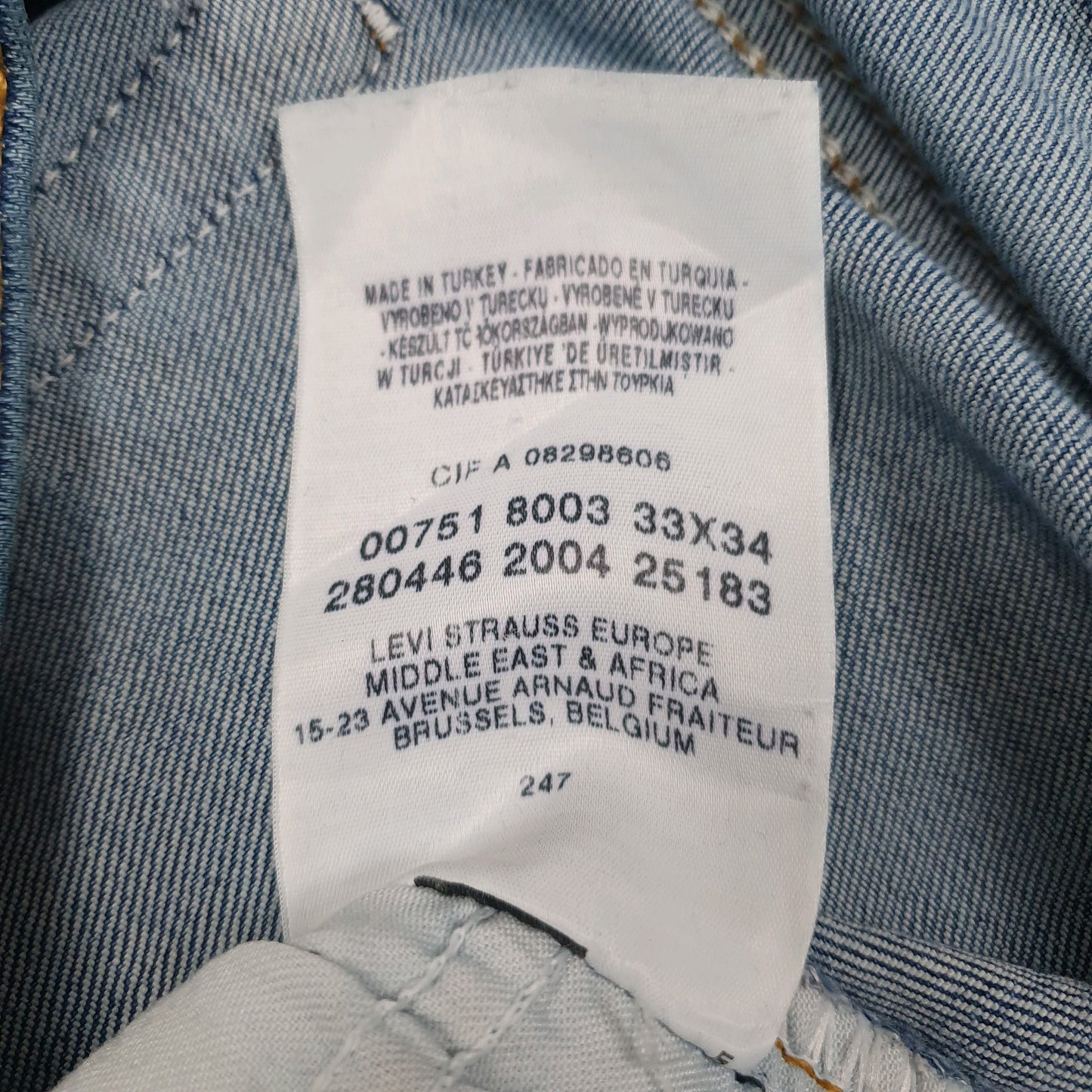 Mens Blue Levis   Jeans