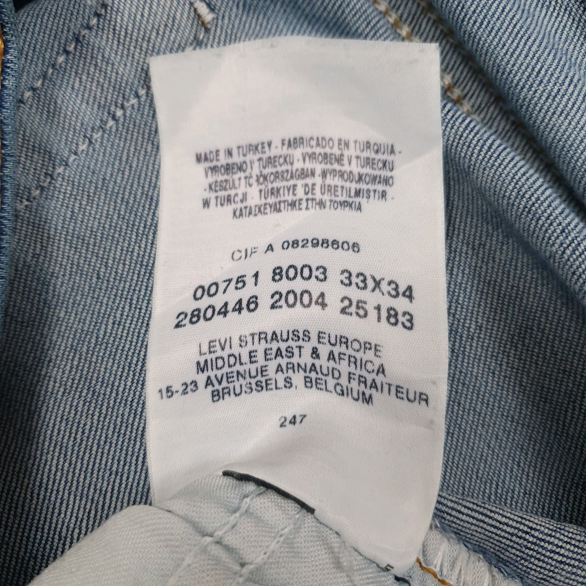 Mens Blue Levis   Jeans