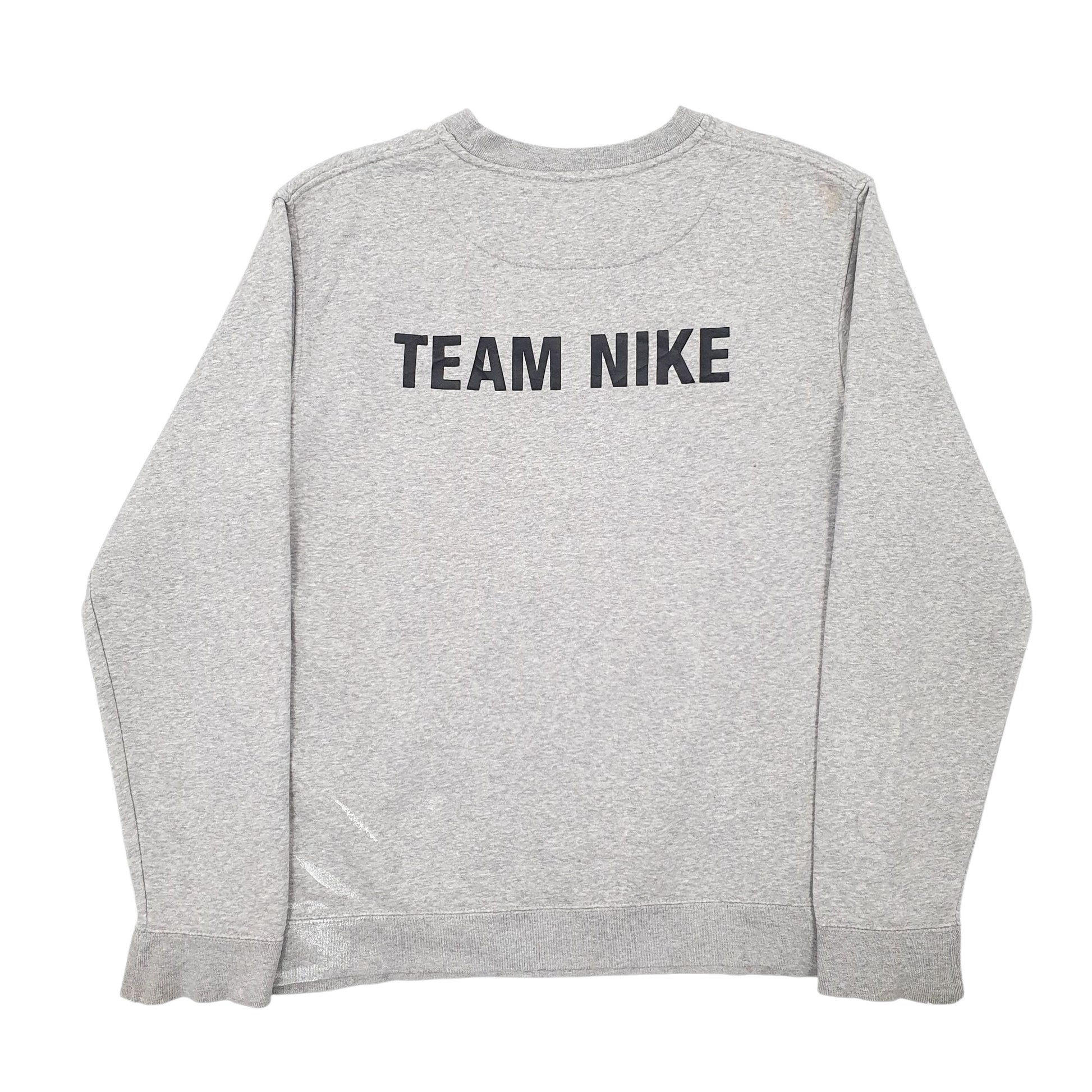 Mens Grey Nike Vintage 00s Crewneck Jumper