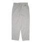 Mens White Tommy Hilfiger Double Pleated  Trousers