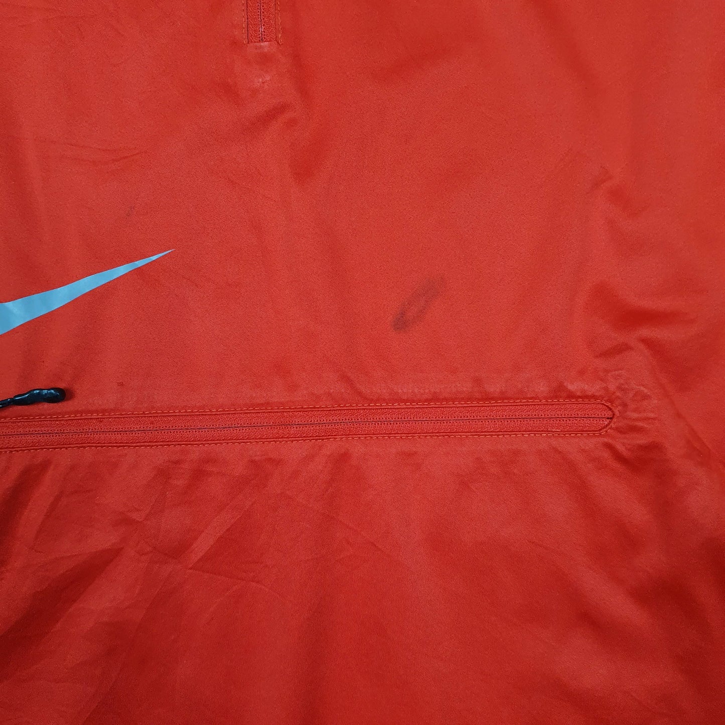 Mens Red Nike Pullover  Coat