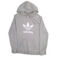 Mens Grey Adidas  Hoodie Jumper
