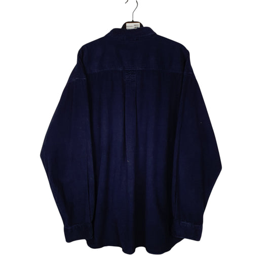Mens Navy Timberland Corduroy  Shirt