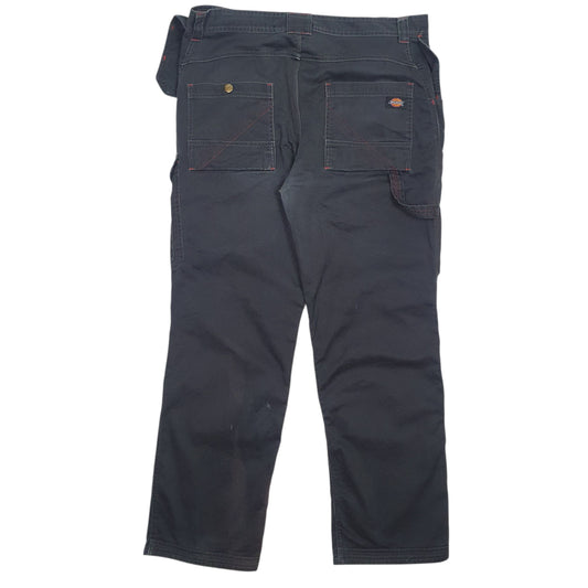 Mens Black Dickies   Trousers