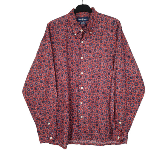 Mens Red Ralph Lauren Paisley Greggor Long Sleeve Shirt