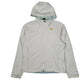 Womens White The North Face Recco Skiing Hooded Hoodie Coat
