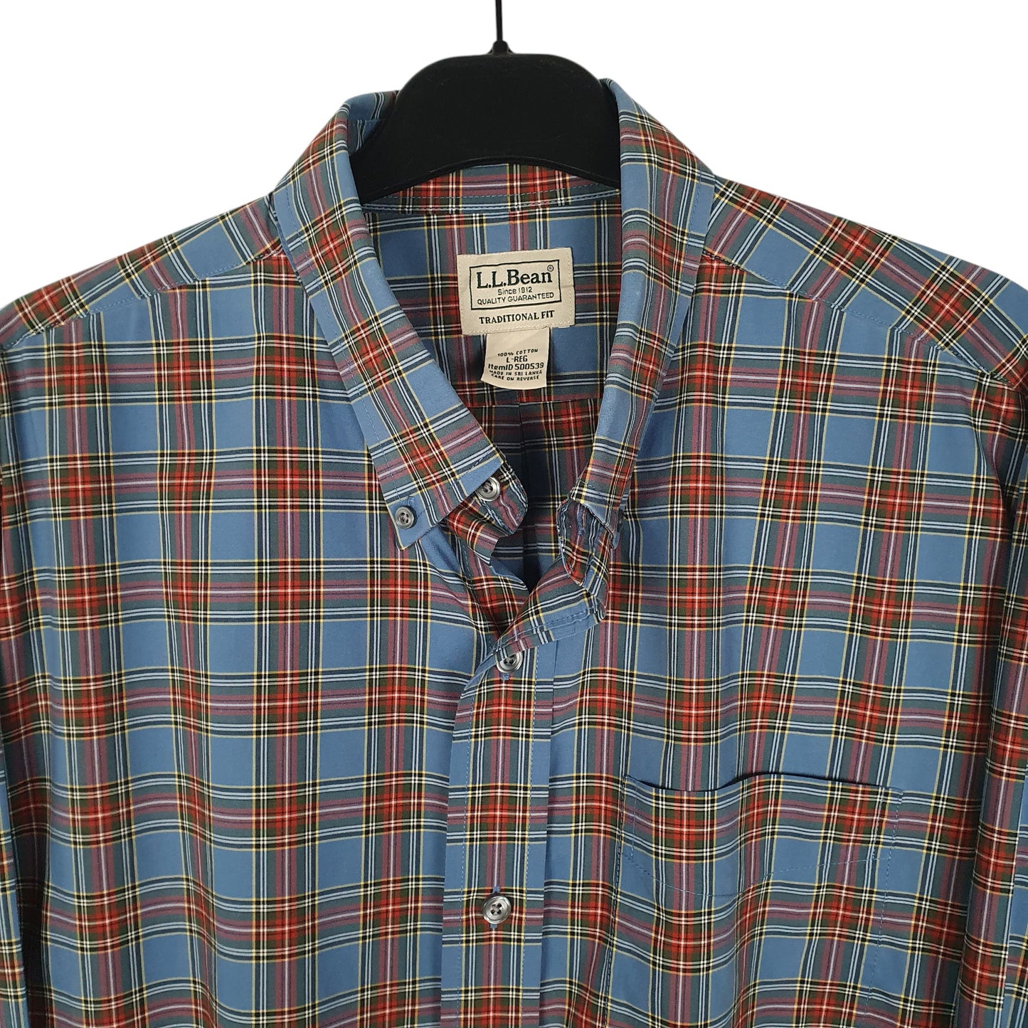 Mens Blue L.L.Bean   Shirt