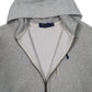 Mens Grey Polo Ralph Lauren Hoodie Full Zip Jumper