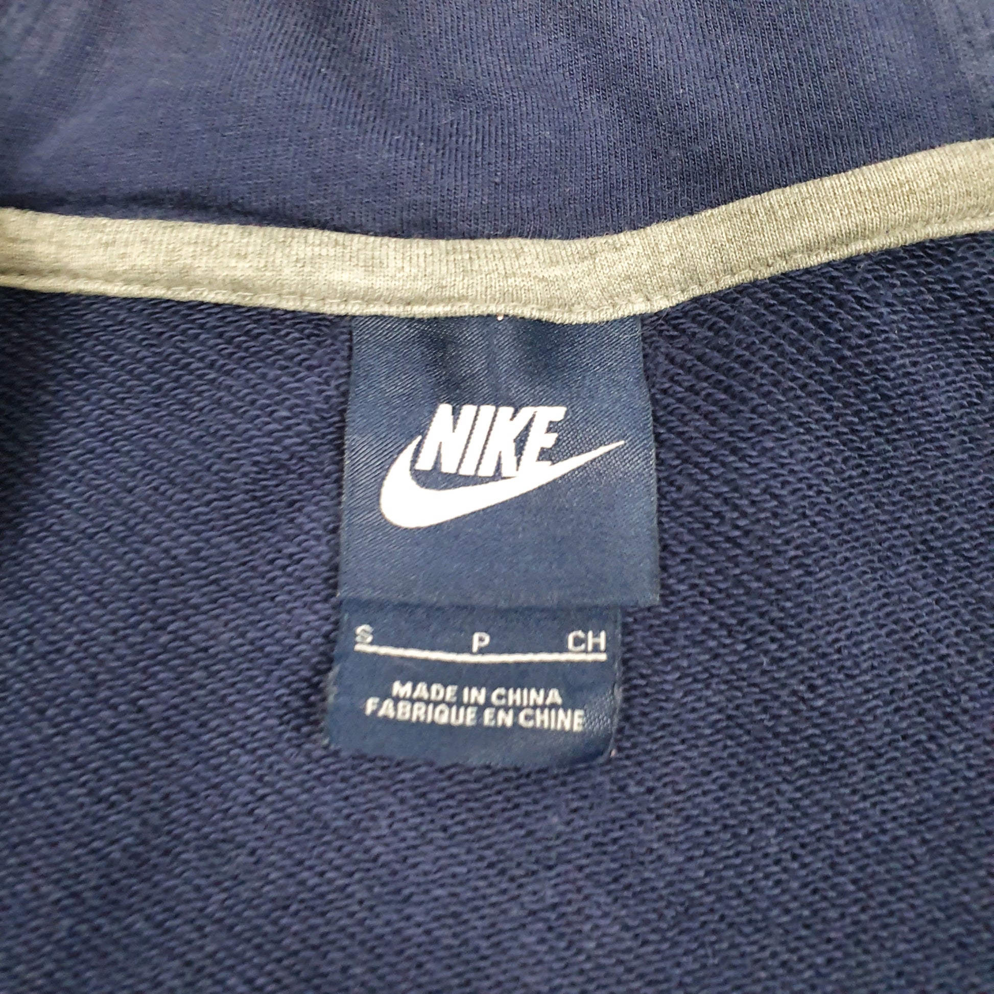 Mens Blue Nike  Full Zip Jumper