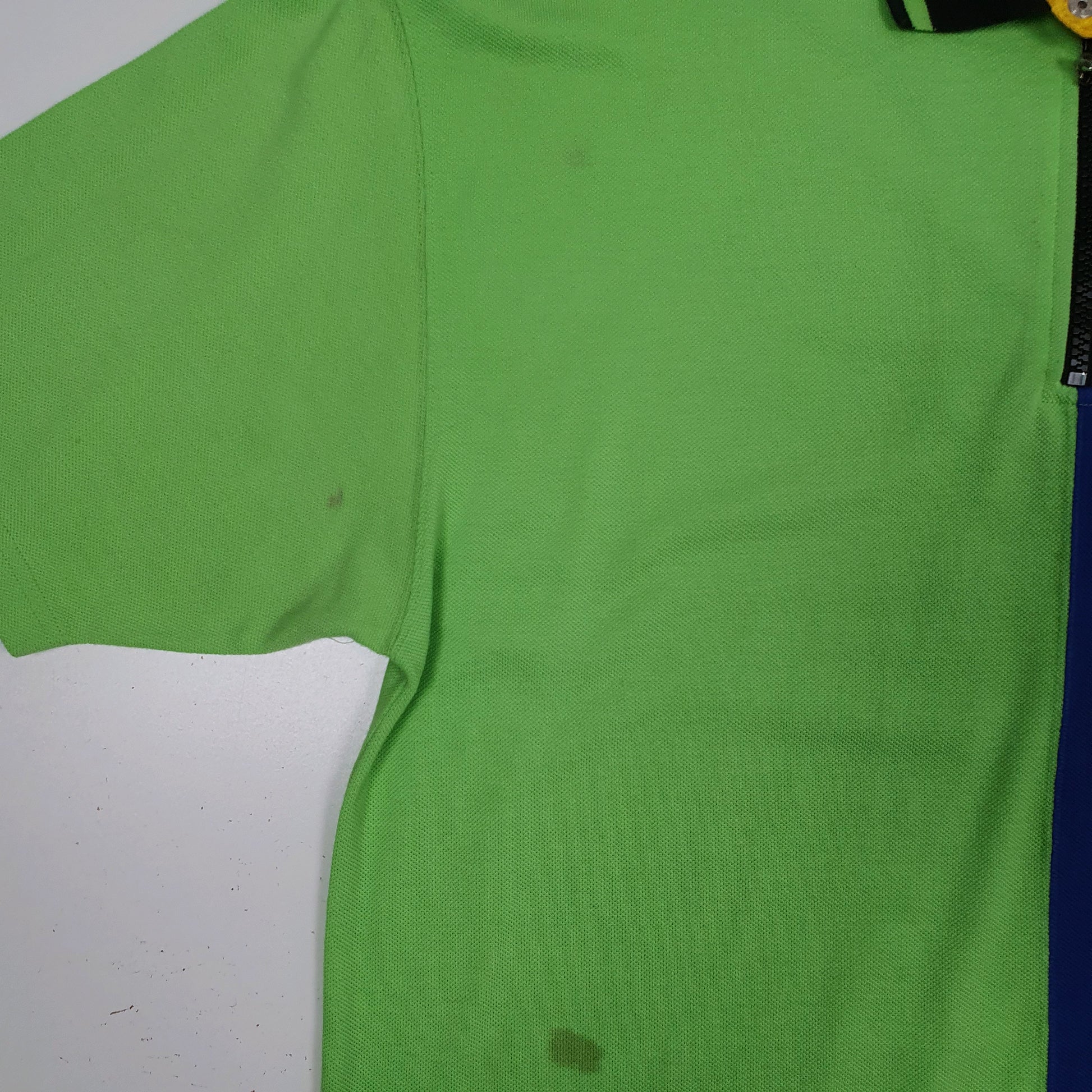 Mens Blue Tommy Hilfiger  Crewneck Polo Shirt