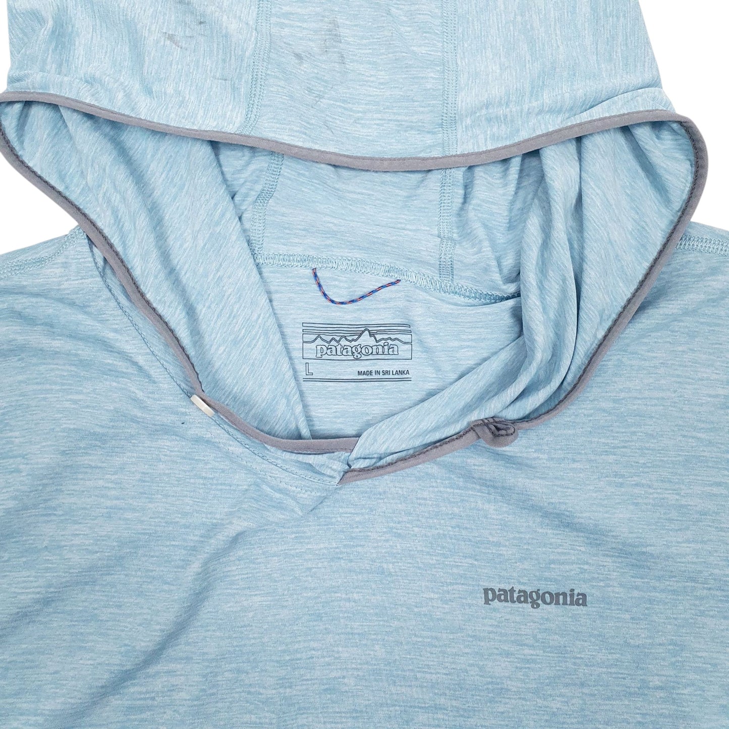 Mens Blue Patagonia Lightweight Tropic Comfort Hoodie Jumper