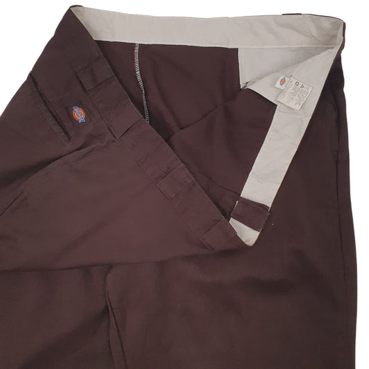Mens Brown Dickies Workwear  Trousers