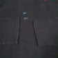 Mens Black Fila  Quarter Zip Jumper