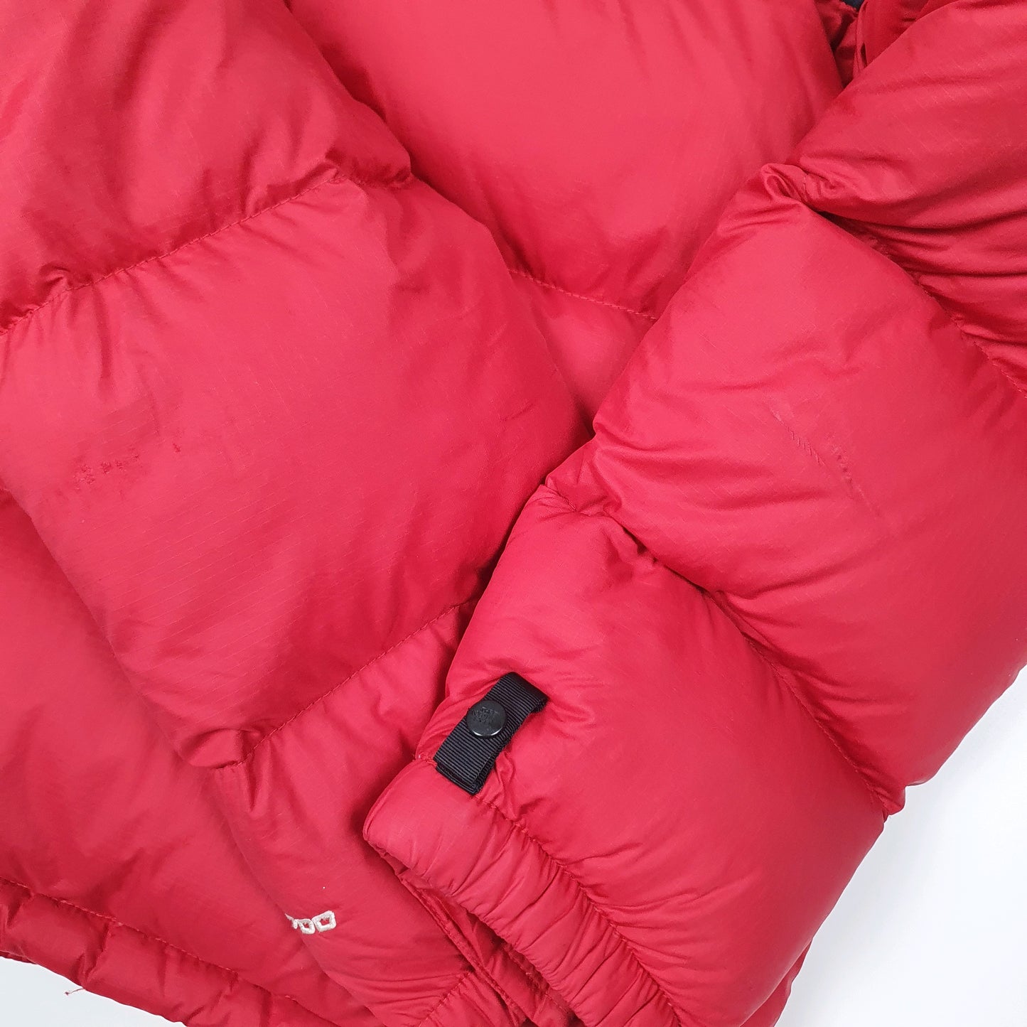 Womens Red The North Face Nuptse  Coat