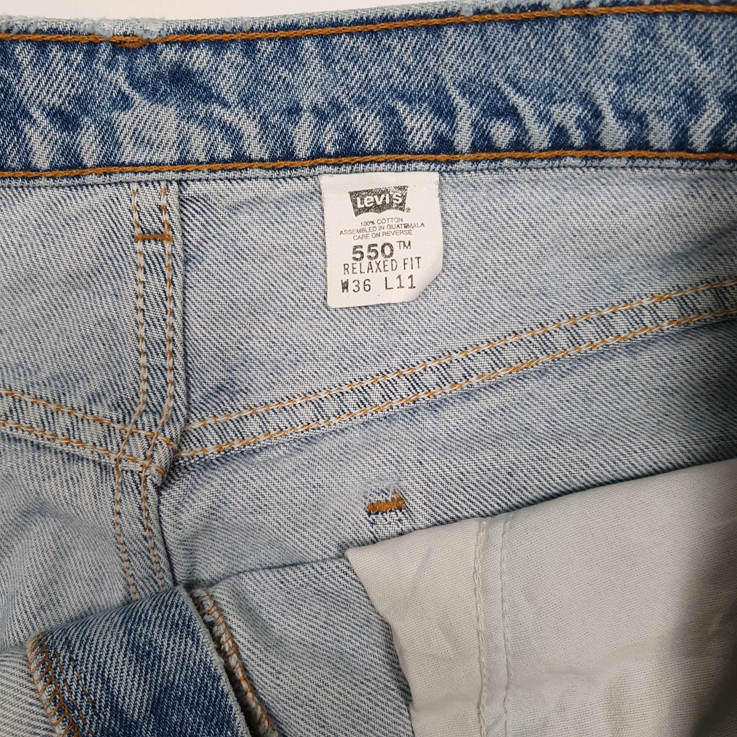 Mens Blue Levis Vintage 90s  Shorts