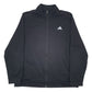 Mens Black Adidas  Full Zip Jumper