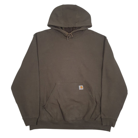 Mens Khaki Carhartt  Hoodie Jumper