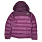 Womens Purple The North Face Nuptse Hooded  Coat