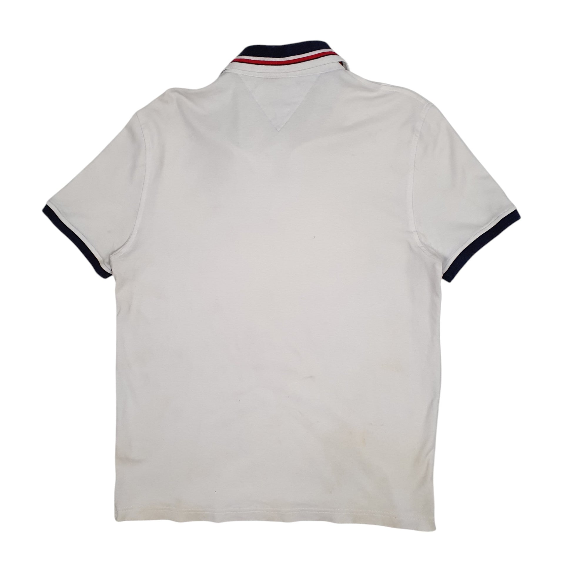 Mens White Tommy Hilfiger   Polo Shirt