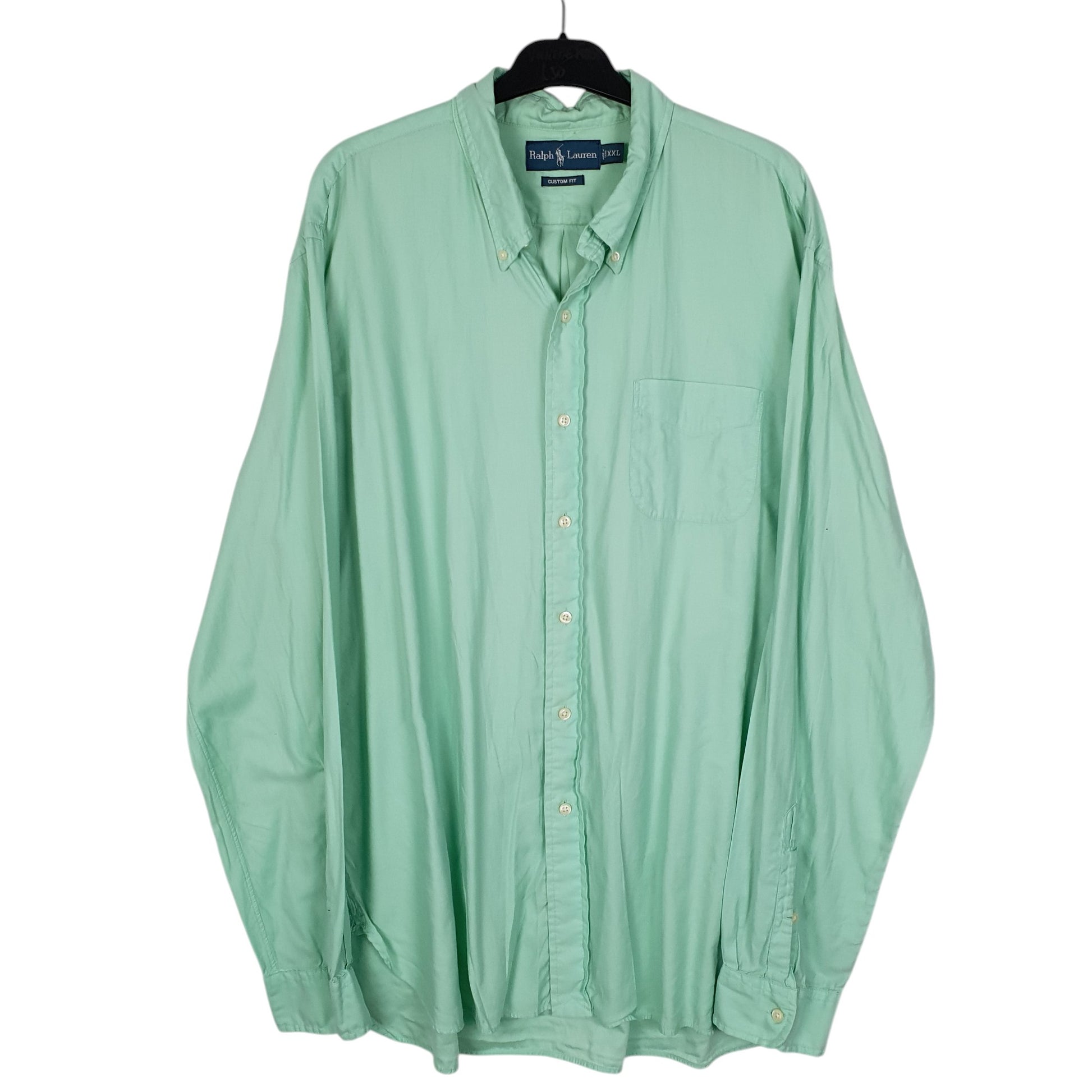 Mens Green Ralph Lauren Lightweight Long Sleeve Shirt