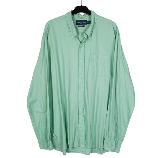 Mens Green Ralph Lauren Lightweight Long Sleeve Shirt