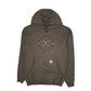 Mens Green Carhartt Atheltics Hoodie Jumper