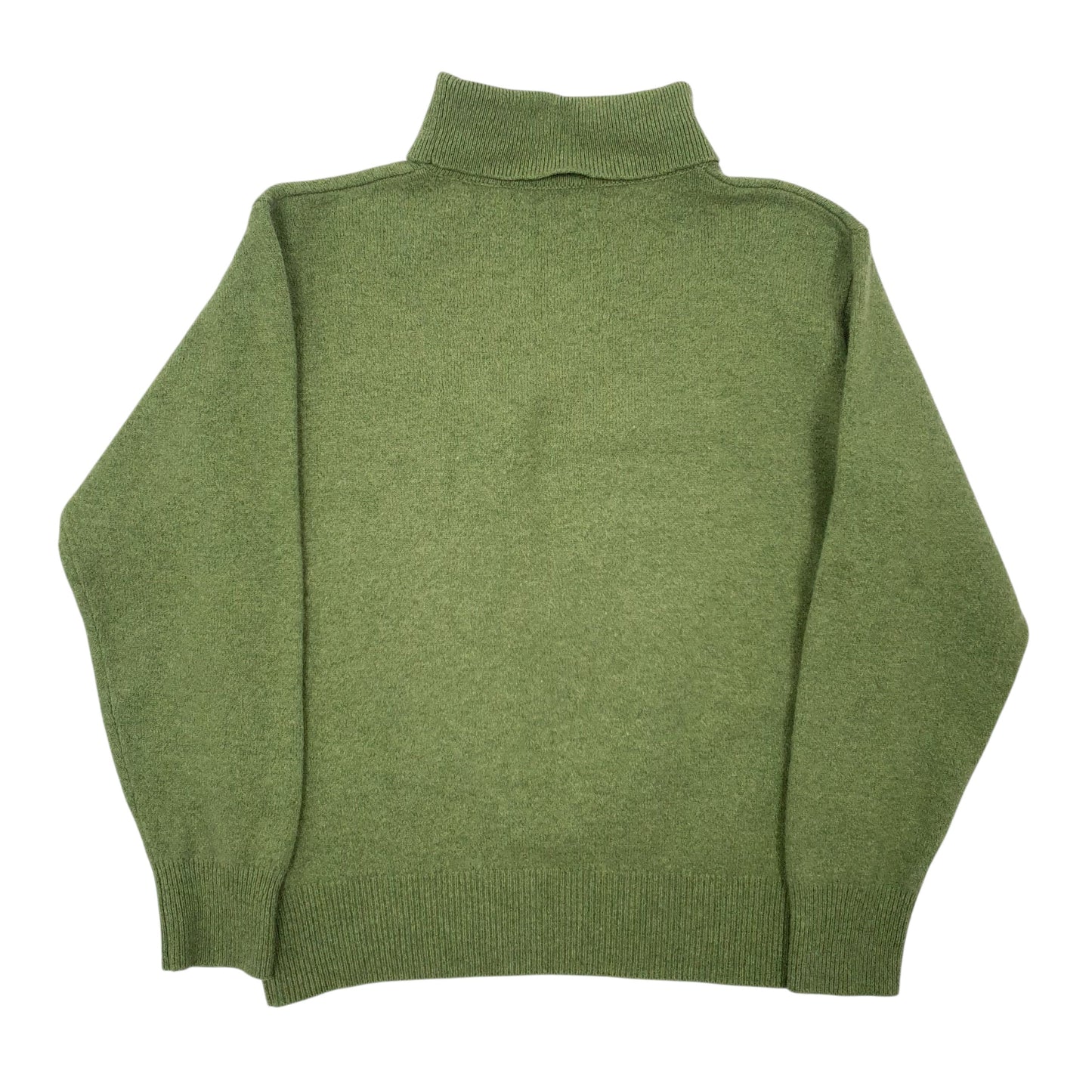 Womens Green Unbranded  Turtle Neck Jumper