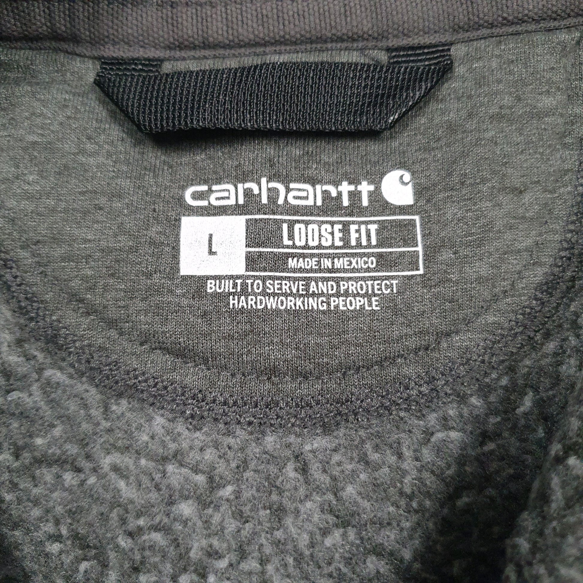 Mens Grey Carhartt  Hoodie Jumper