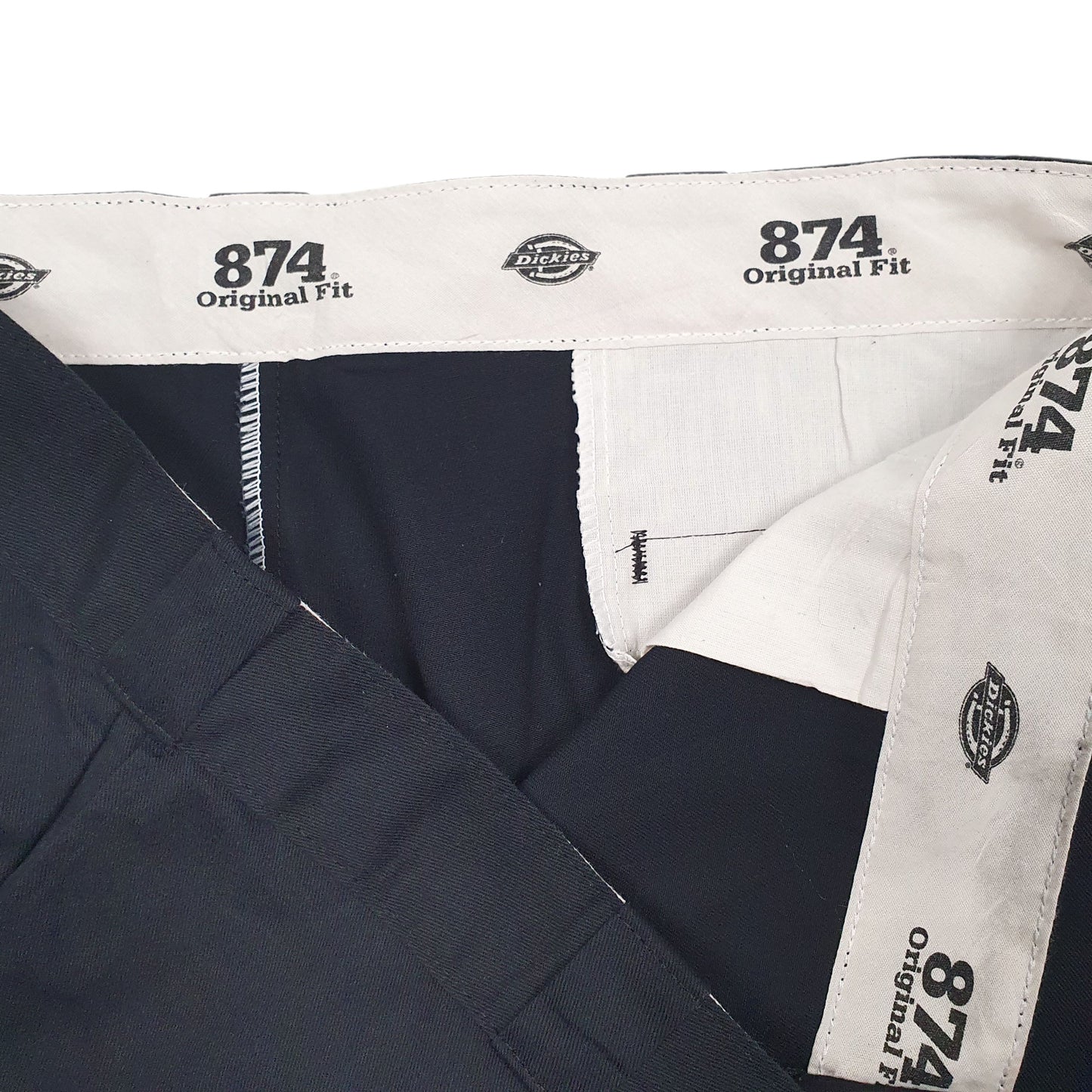 Mens Black Dickies   Trousers