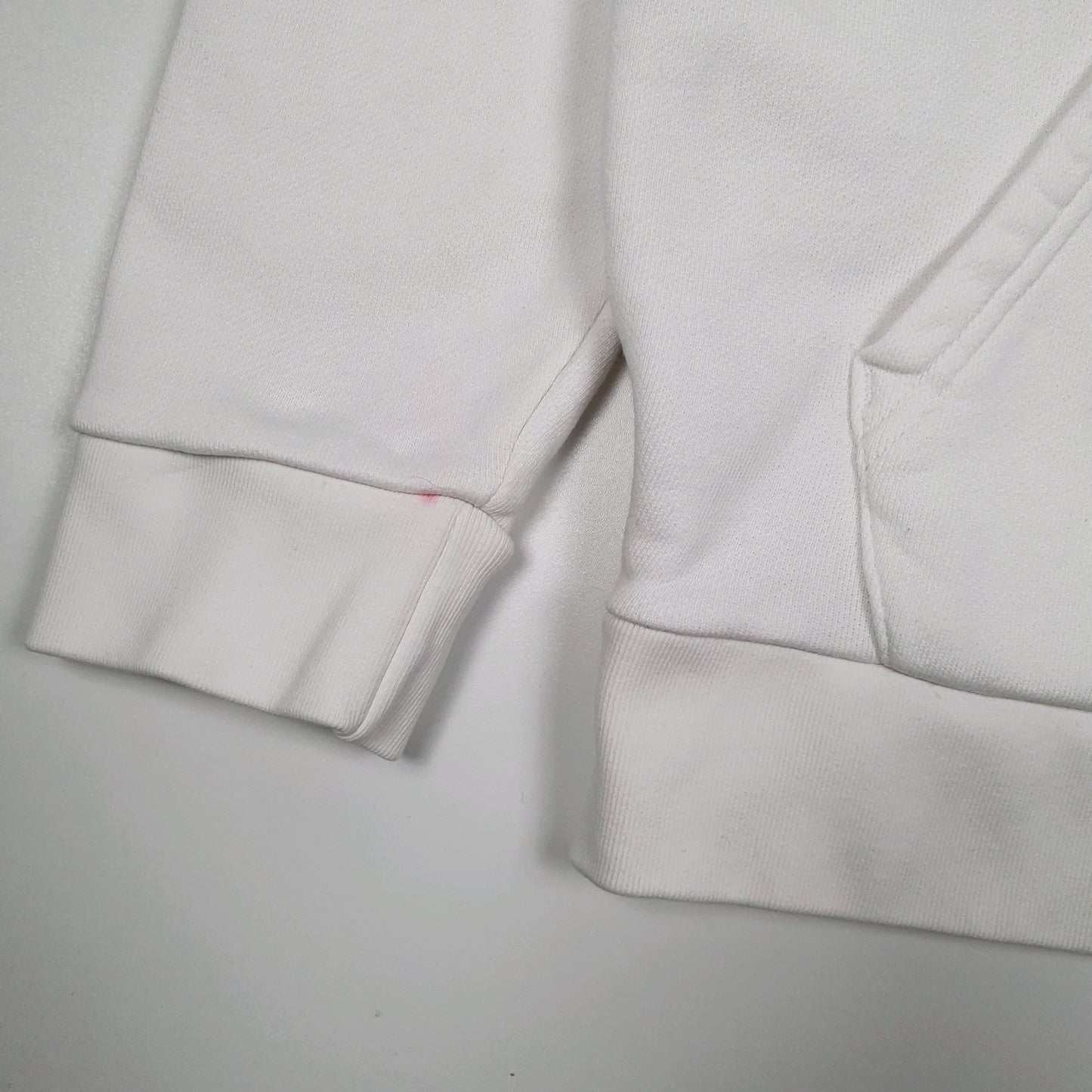 Mens White Adidas  Hoodie Jumper