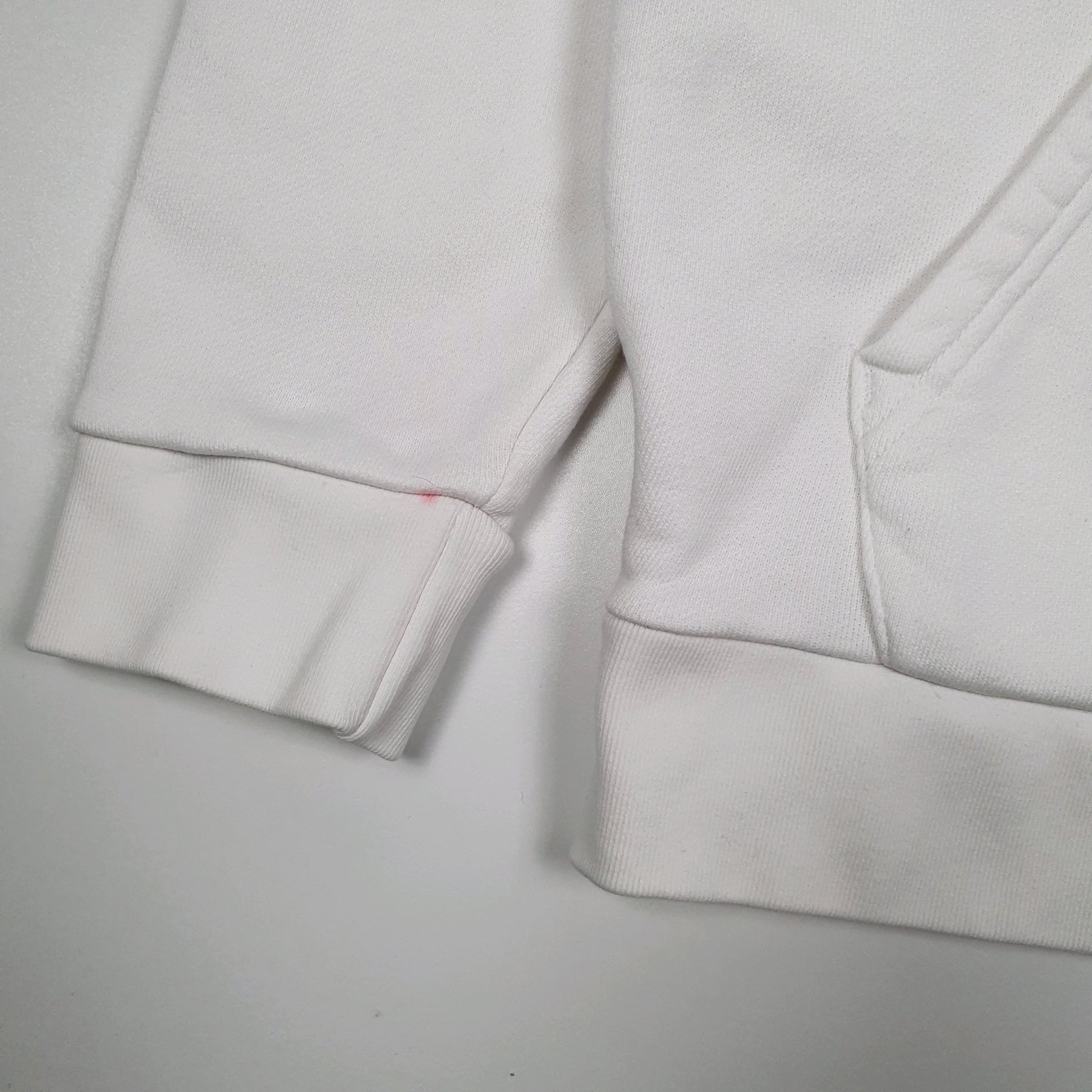 Mens White Adidas  Hoodie Jumper