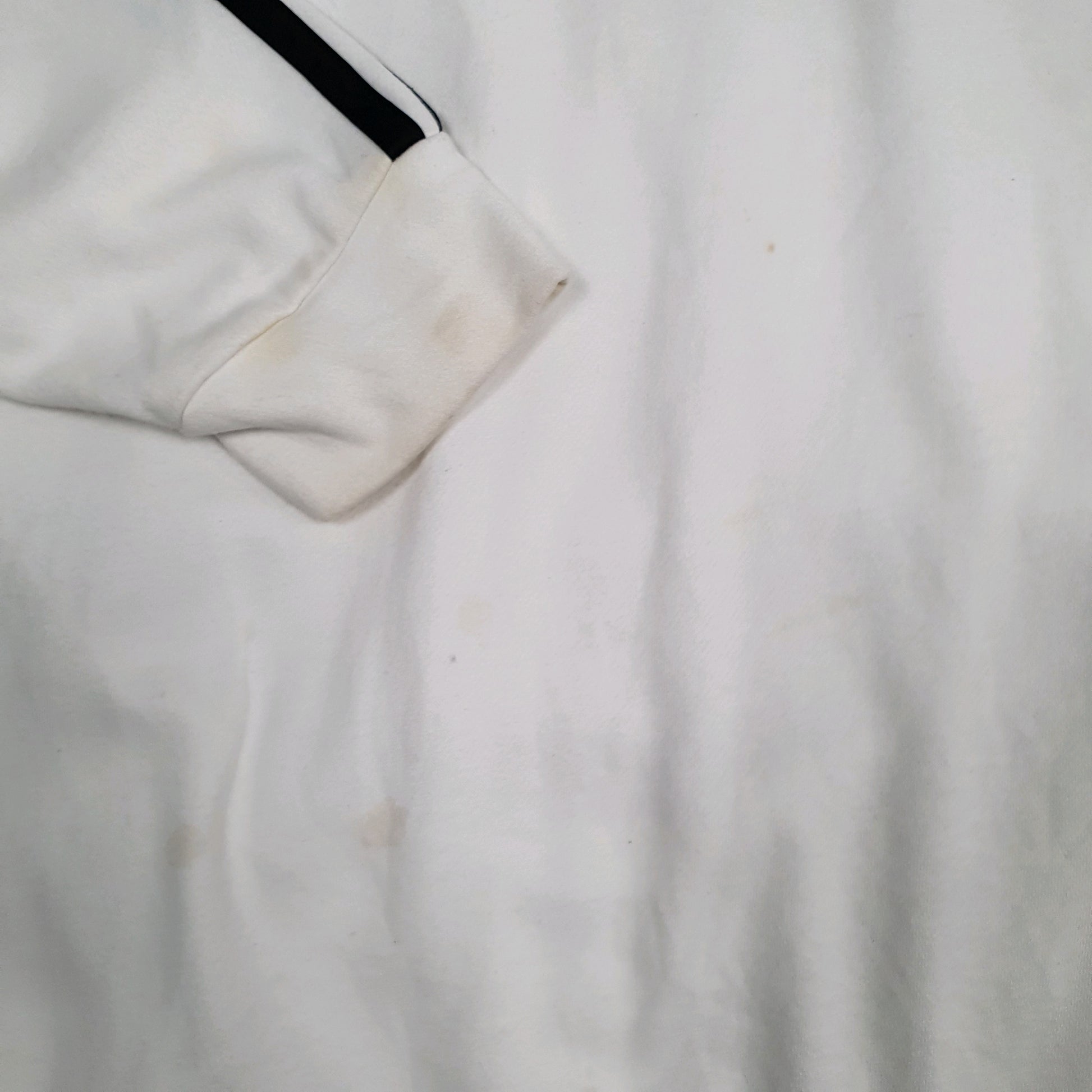 Mens White Adidas  Hoodie Jumper