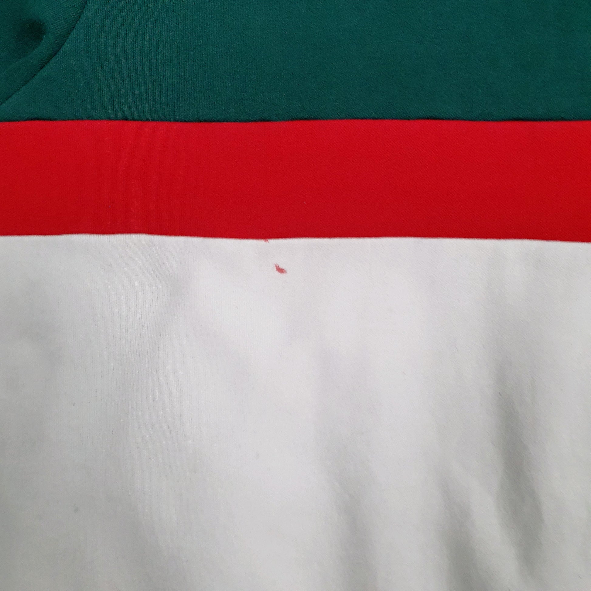 Mens Green Tommy Hilfiger Quarter Zip Hoodie Jumper