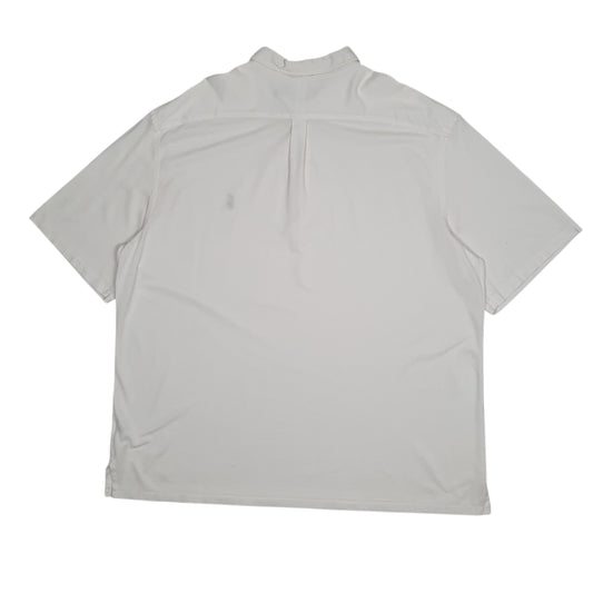 Mens White Polo Ralph Lauren Knit Oxford  Polo Shirt