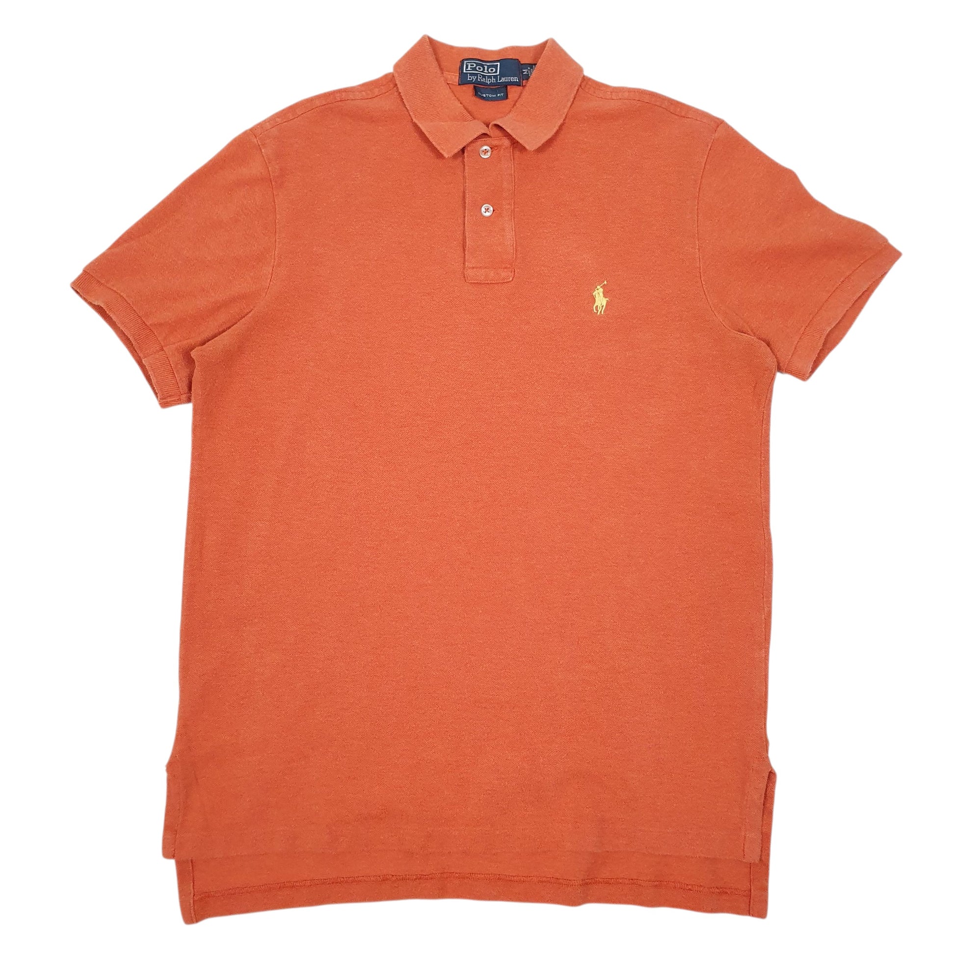 Mens Orange Polo Ralph Lauren  Short Sleeve Polo Shirt