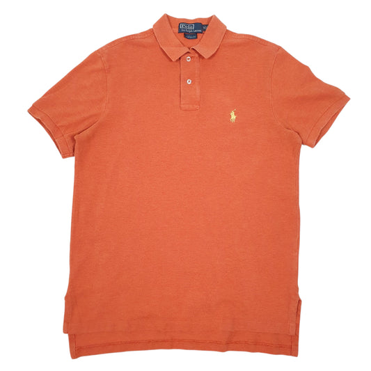 Mens Orange Polo Ralph Lauren  Short Sleeve Polo Shirt